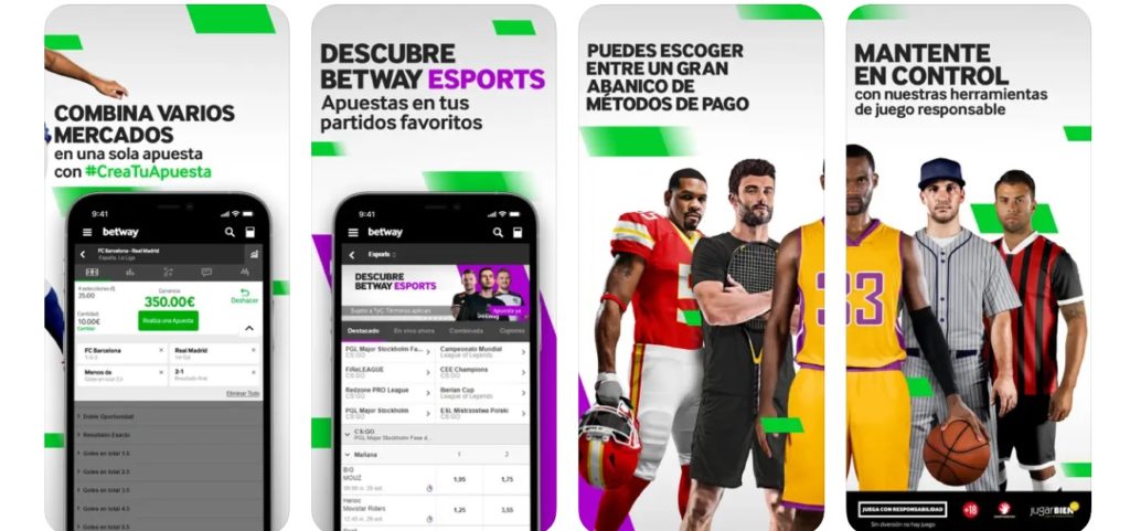 Aplicación Betway Casino
