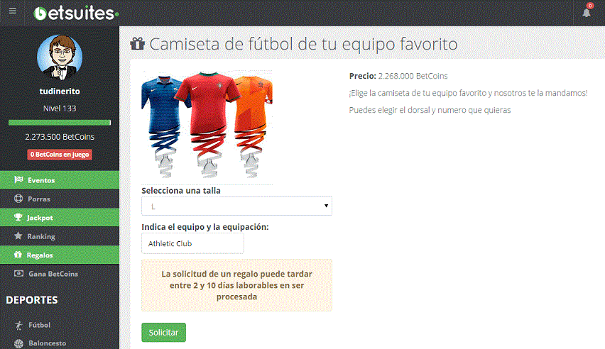 Betsuites App y juego móvil en España