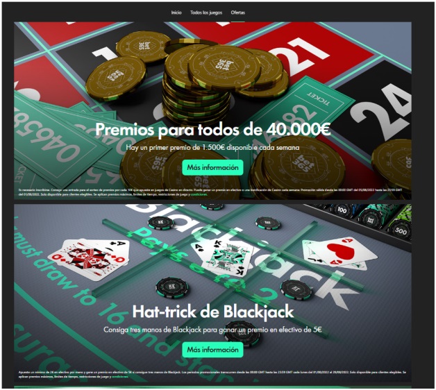 Bono Bet 365