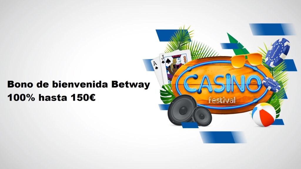 Bono de bienvenida en Betway Casino Online