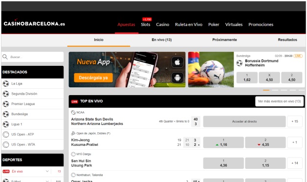 Casino Barcelona sitio de apuestas online españa