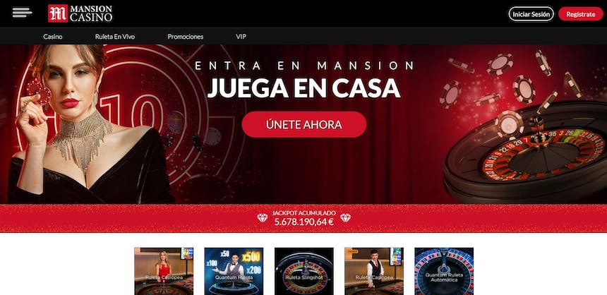 Casino Mansion en Vivo España
