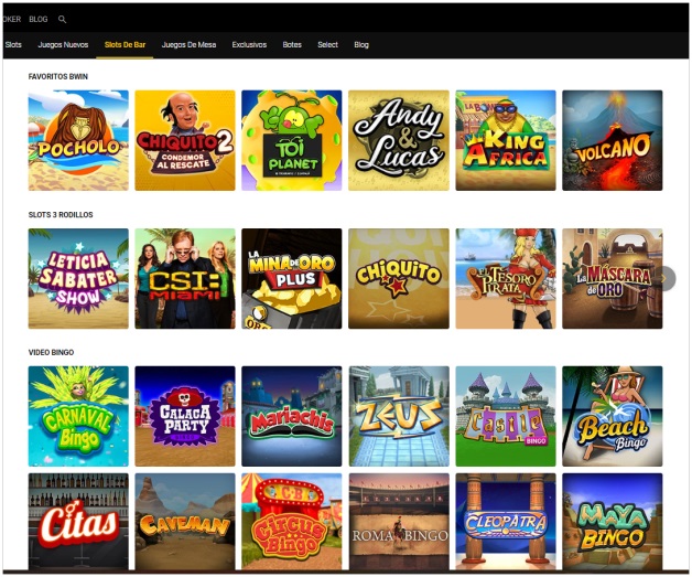 Juegos de Bwin Casino para jugar