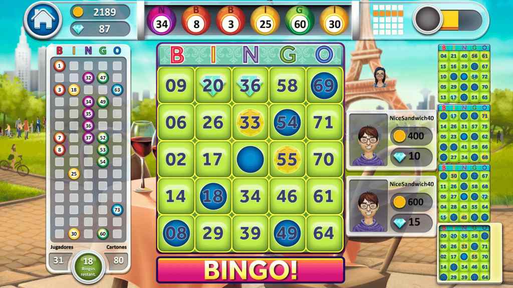 Juegos de bingo online gratis sin descargar