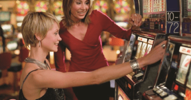 Ladies playing slots