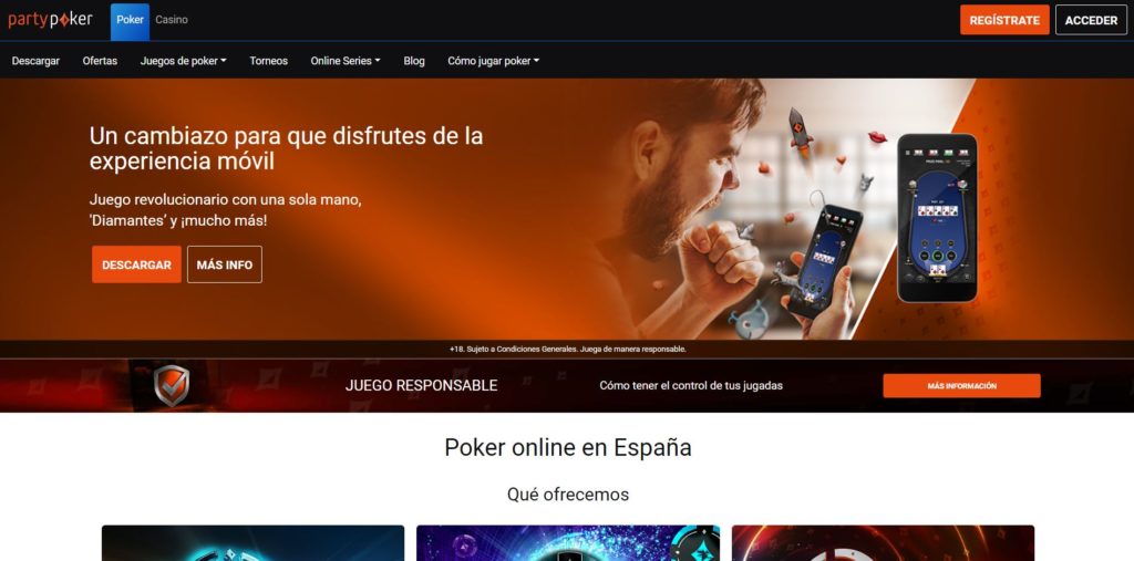 Party Poker Online Espana Juegos de Poker Torneos Online Series