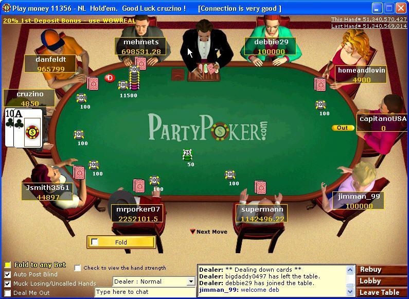 Jugar al poker sin dinero