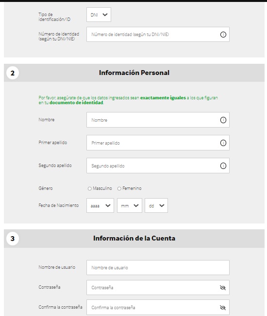 Primeros pasos en el casino Betway