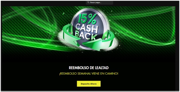 Rich Casino ofrece un bono de devolución de efectivo del 15%