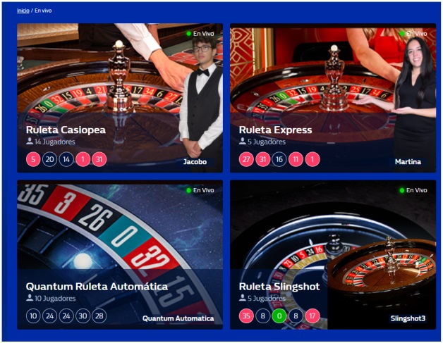 Ruleta en vivo de William Hill
