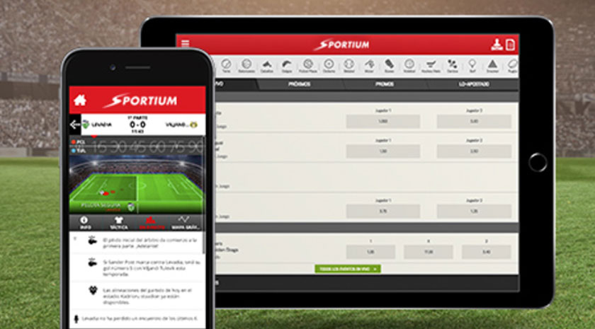 Sportium app para apuestas online