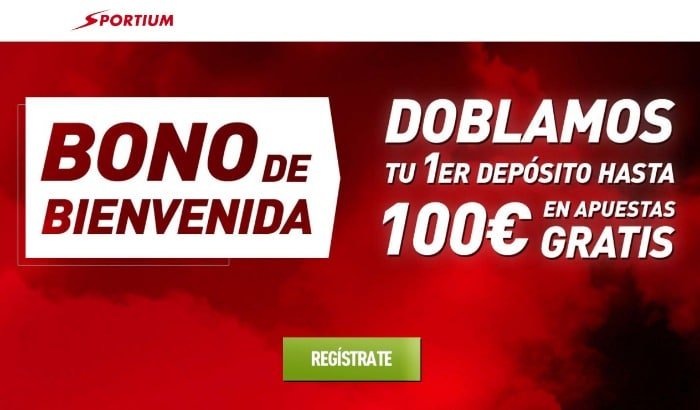 Sportium casa de apuestas deportivas bono 100€ gratis