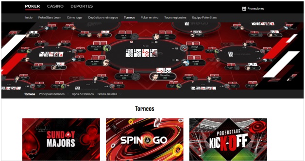 Torneos en Poker Stars