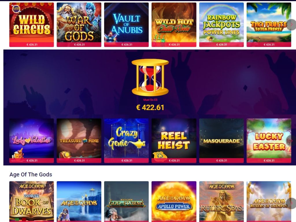 Tragamonedas con jackpot para jugar en Party Casino