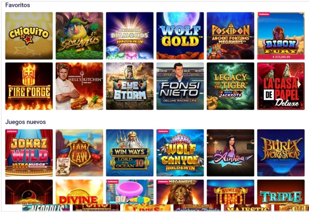 Tragamonedas para jugar en Party Casino