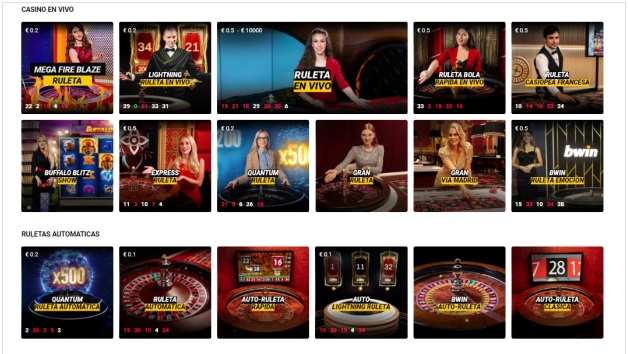 Casino en vivo Bwin