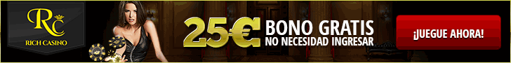 rich casino 25 eur bono gratis